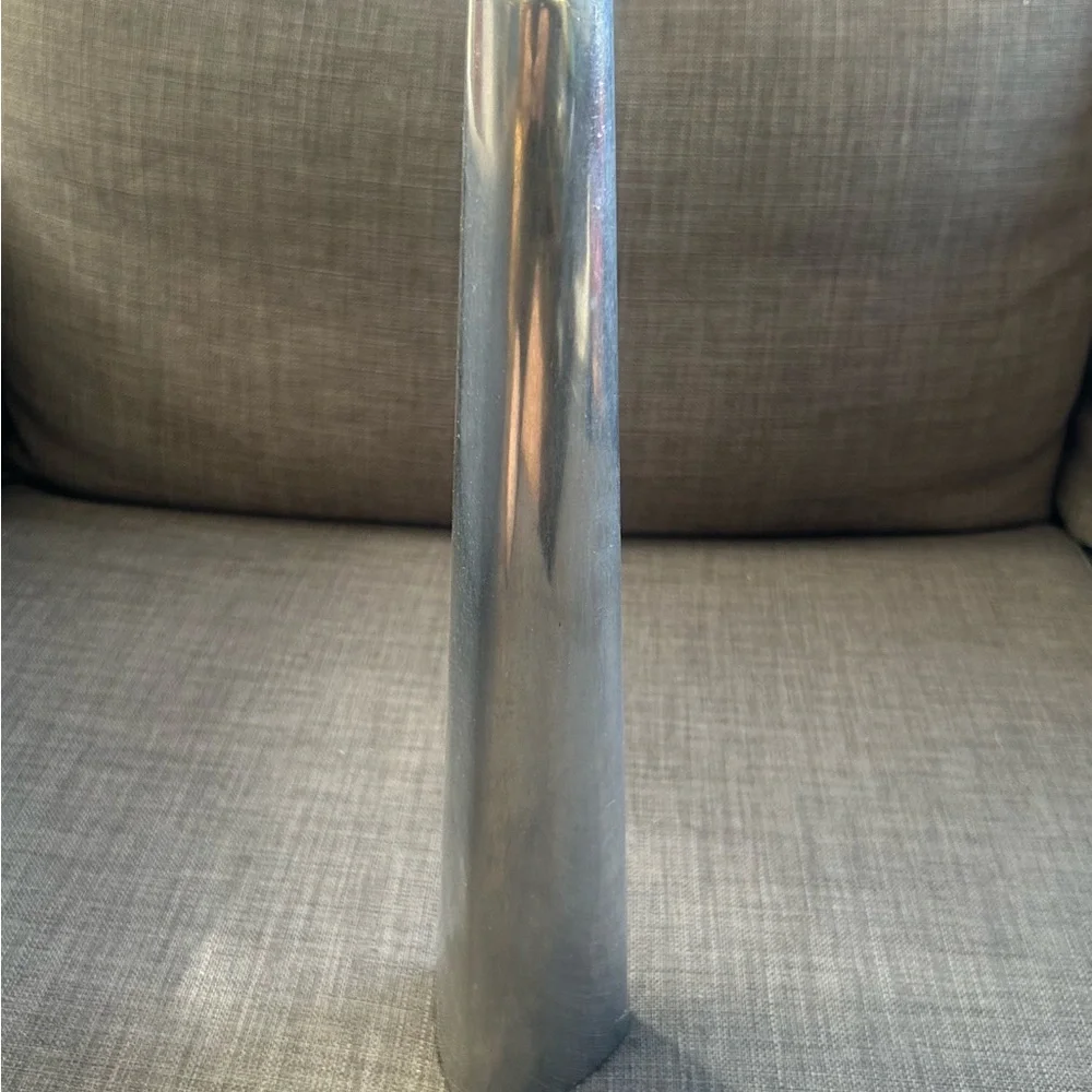 Vtg 80’s IKEA Renos by Ehlén Johansson Cast Aluminum Tapered Candlestick#0917255